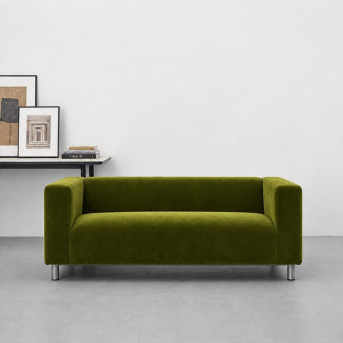 Velvet slipcover for ikea - for,